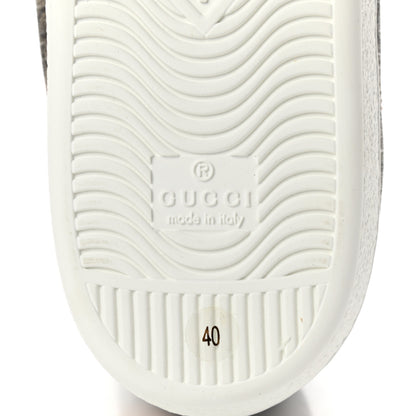 Gucci GG Supreme Monogram Berry Web Womens Ace Sneakers 40 Beige Light Copper Black 6 of 8