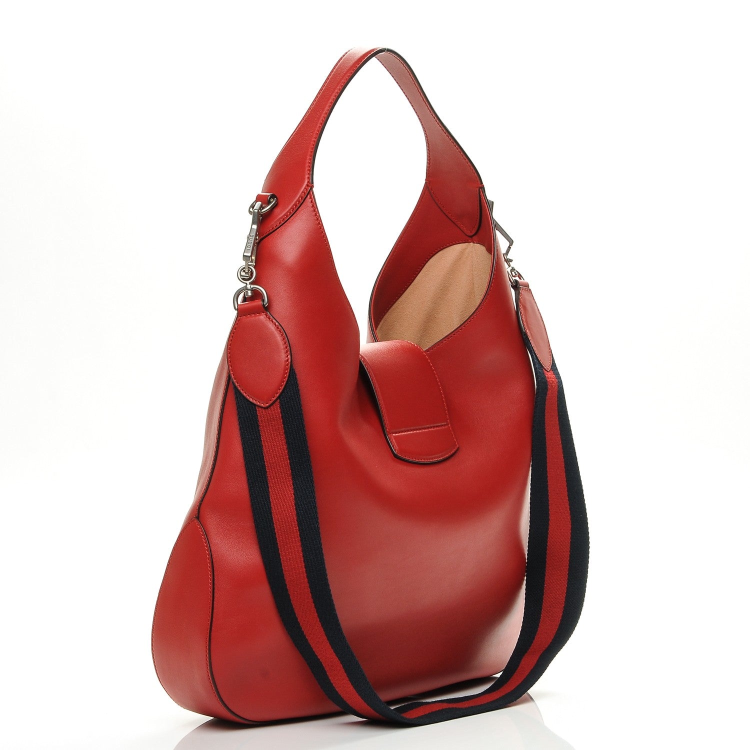 Gucci Calfskin Web Large Dionysus Hobo Red 3 of 7