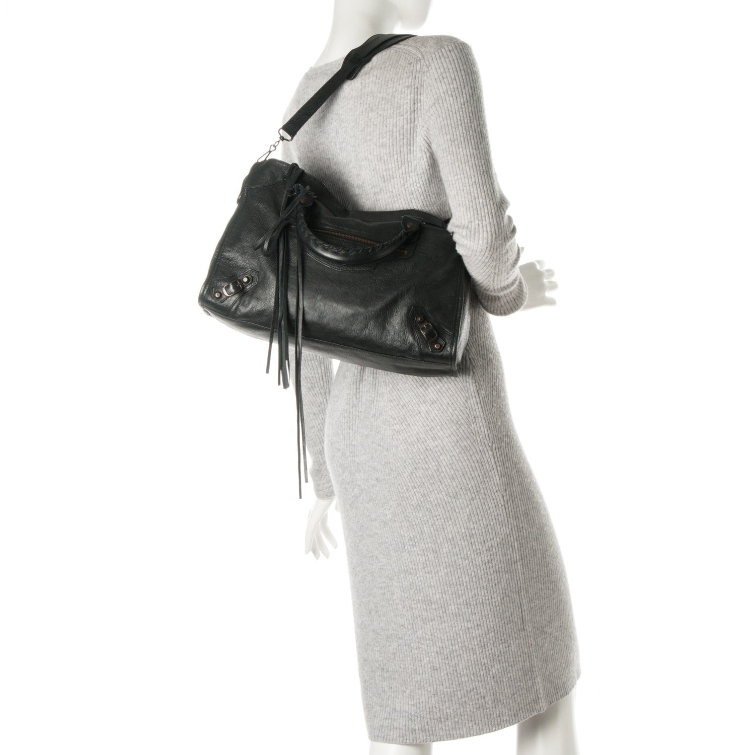 Balenciaga Agneau Classic Hardware City Black 2 of 8