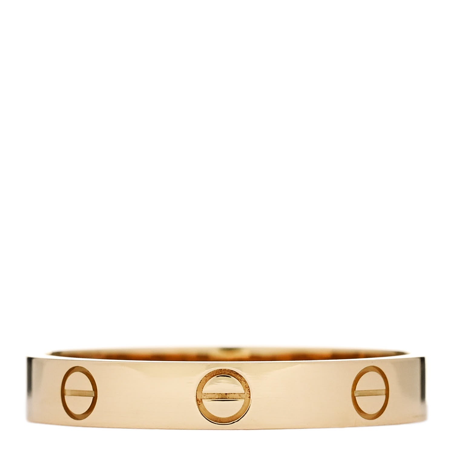 Cartier 18K Yellow Gold 3.5mm LOVE Wedding Band Ring 63 10.25 3 of 5