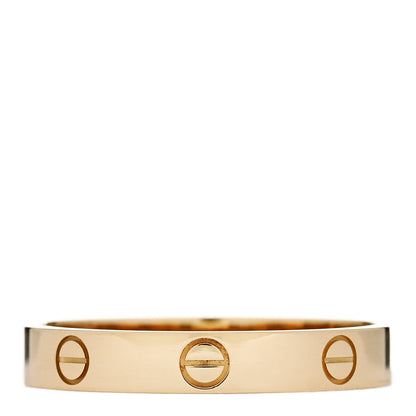Cartier 18K Yellow Gold 3.5mm LOVE Wedding Band Ring 63 10.25 3 of 5