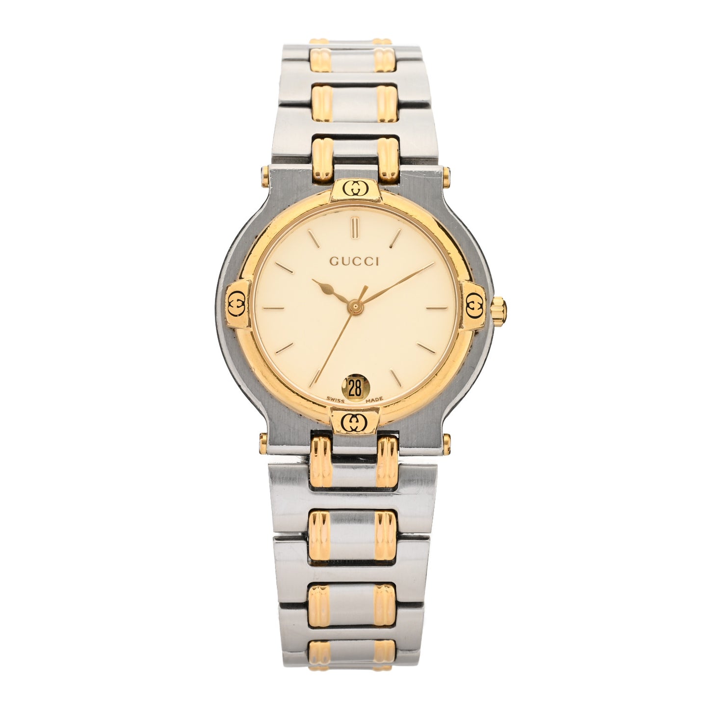 Stainless Steel 32mm 9000M Quartz Watch Gold
