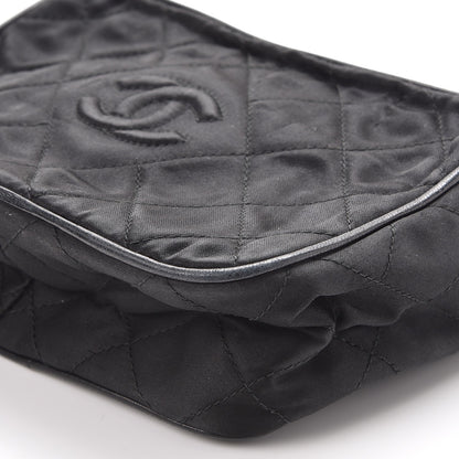 Chanel Satin Quilted Tassel Camera Case Black 17 of 18