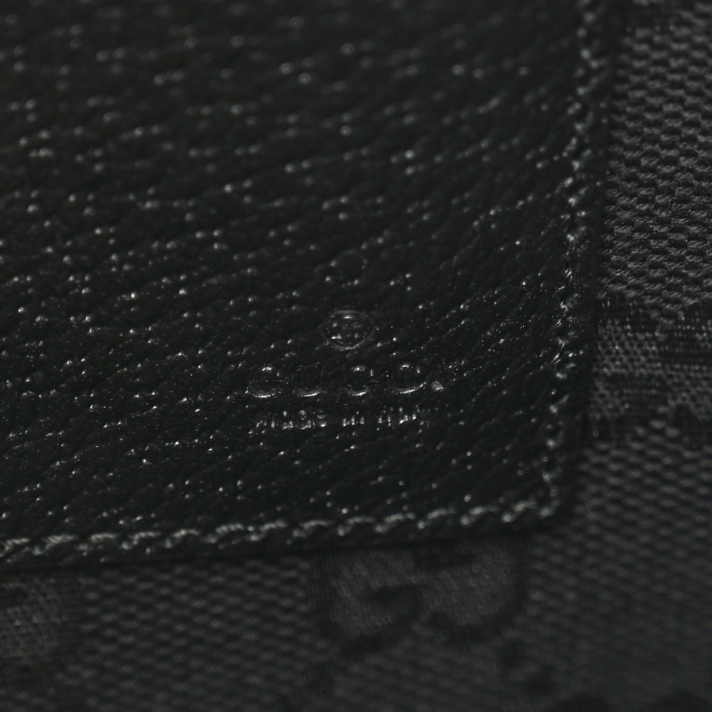 Calfskin Horsebit 1955 Wristlet Pouch Black