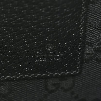 Gucci Calfskin Horsebit 1955 Wristlet Pouch Black 6 of 9
