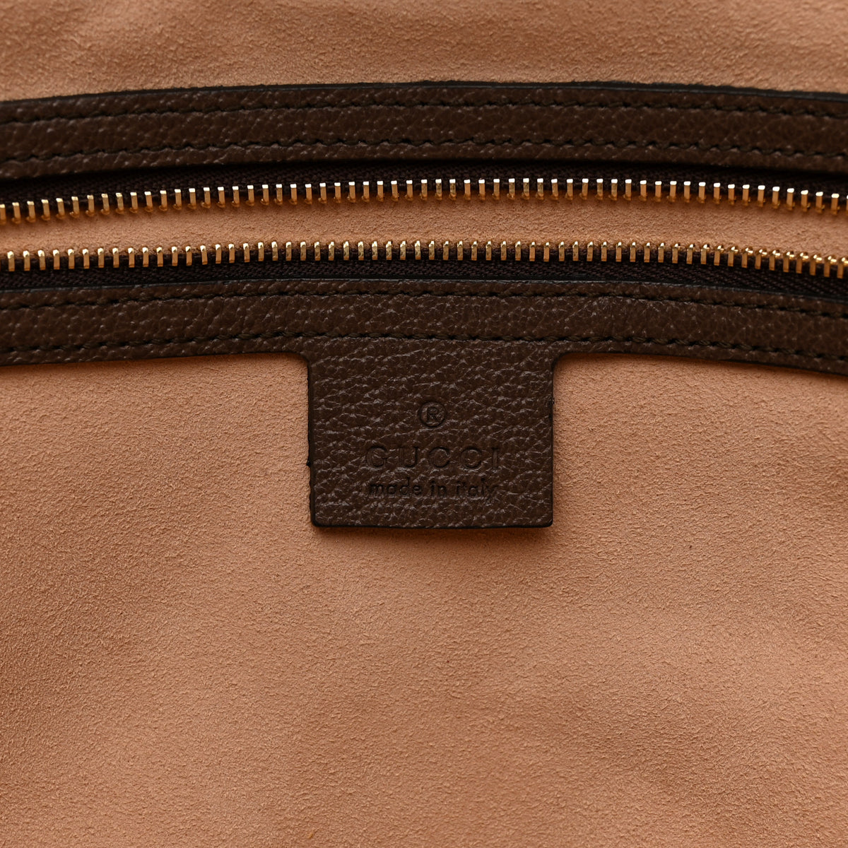 GG Supreme Monogram Medium Ophidia Shopping Tote Brown