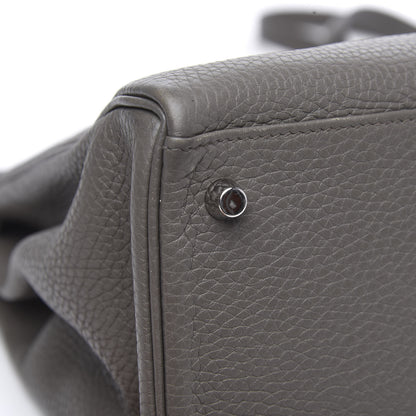 Hermes Taurillon Clemence Kelly Retourne 35 Etain 25 of 30