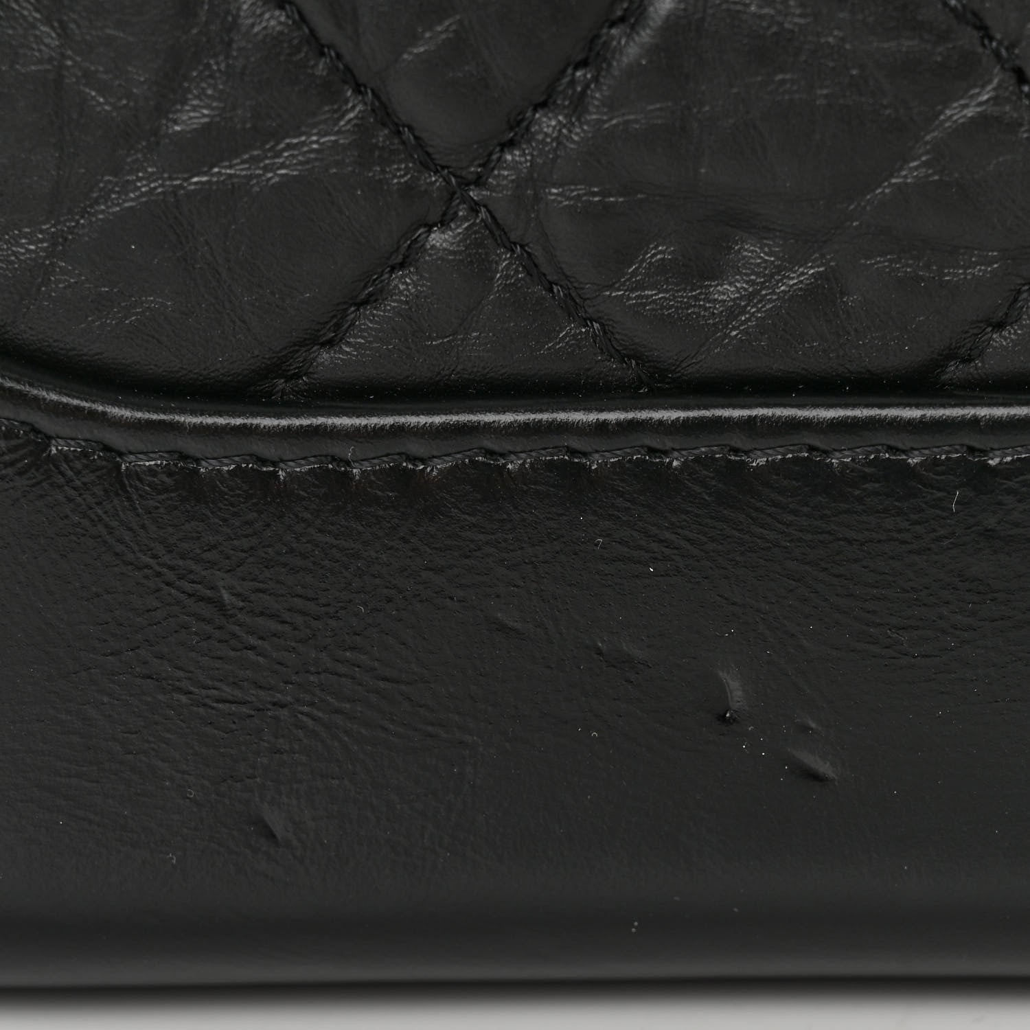 Chanel Aged Calfskin Quilted Small Gabrielle Hobo Black 10 of 10