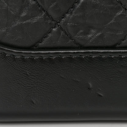 Chanel Aged Calfskin Quilted Small Gabrielle Hobo Black 10 of 10