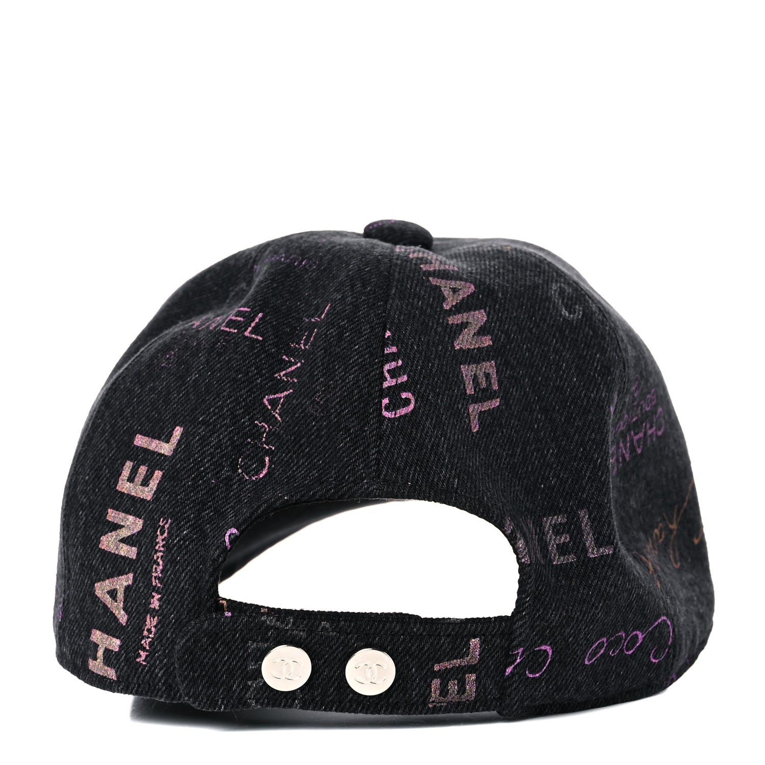 Chanel Denim Mood Cap Hat Black 4 of 7