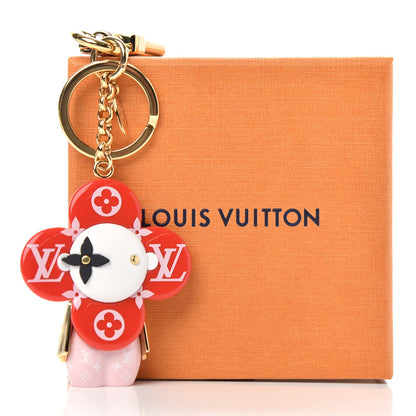 Louis Vuitton Giant Monogram Vivienne Bag Charm Key Holder Rouge 4 of 4