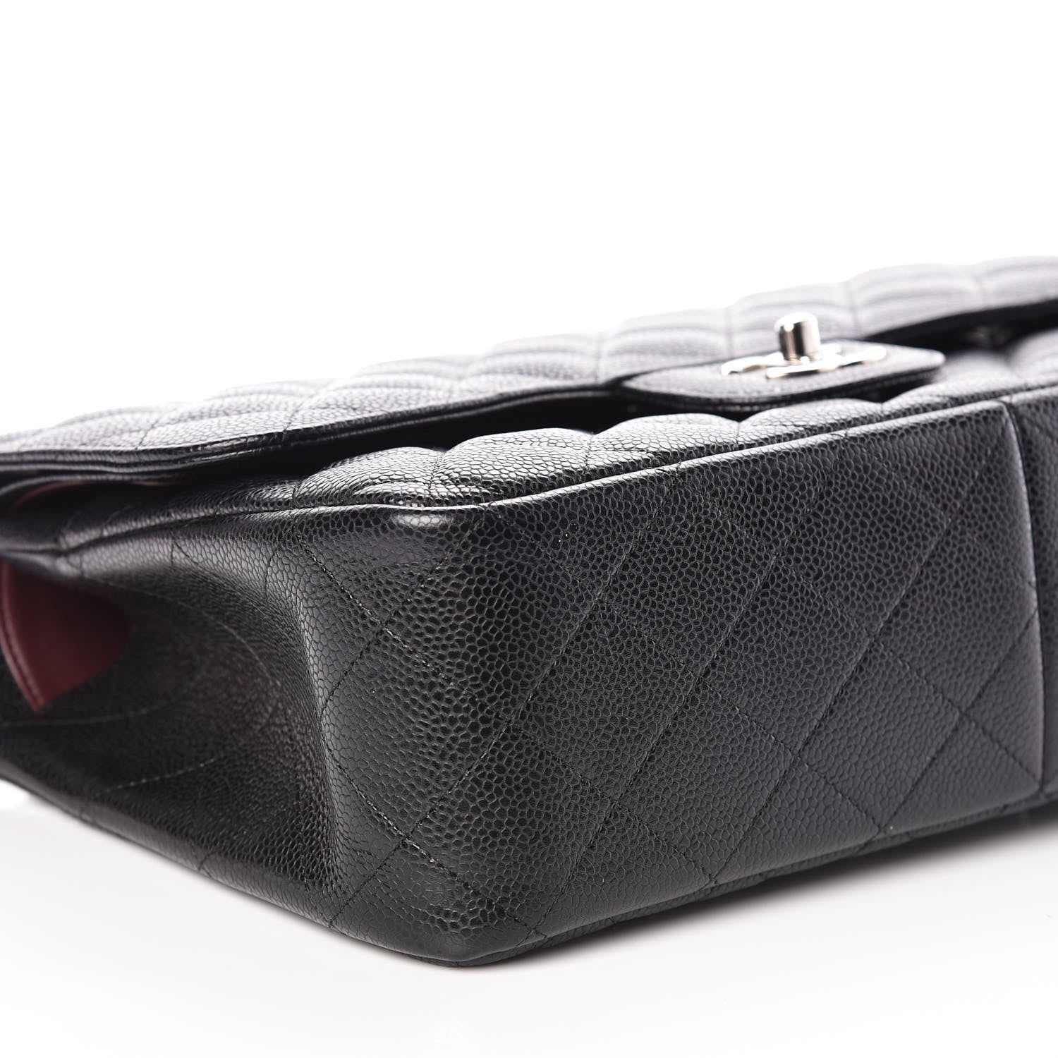 Chanel Caviar Quilted Jumbo Double Flap Black 5 of 10