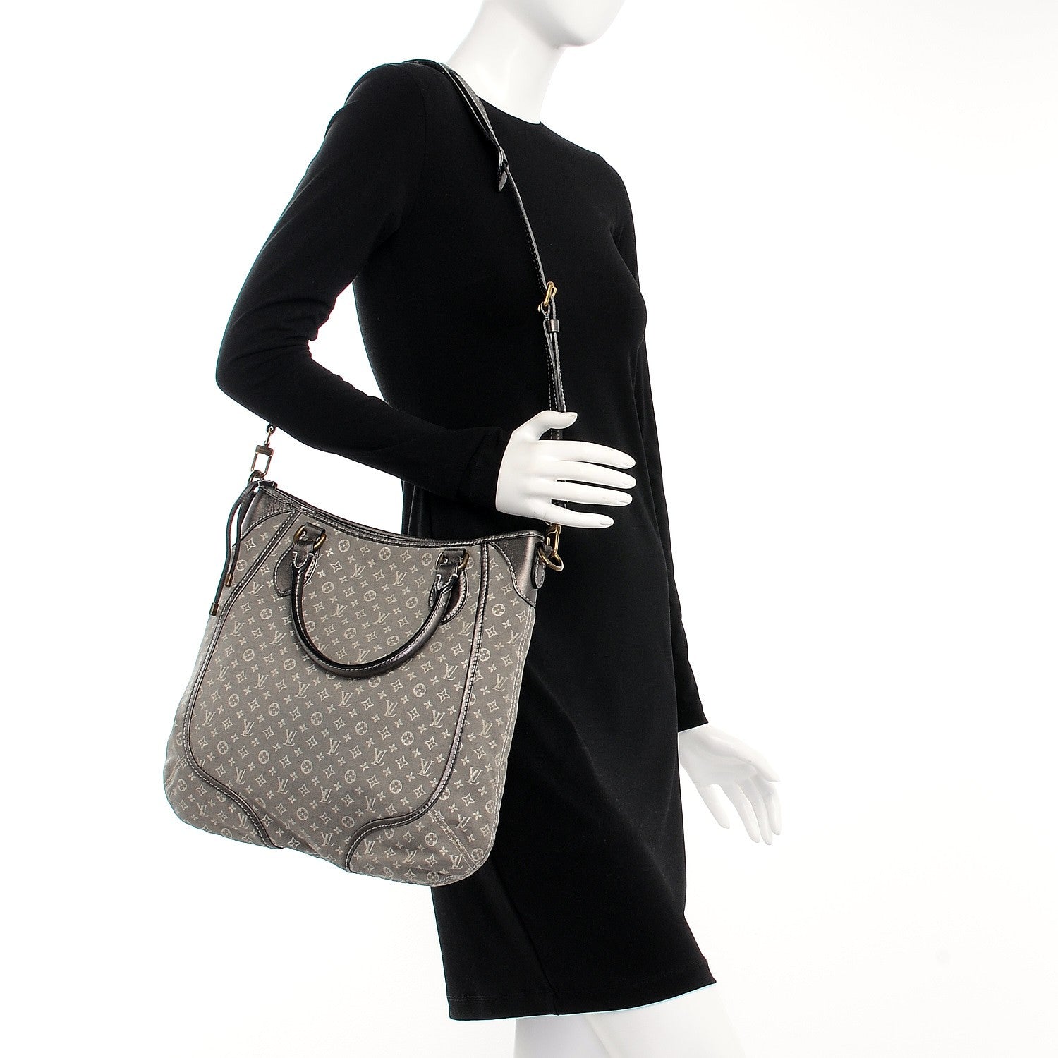 Louis Vuitton Mini Lin Monogram Besace Angele Platine 2 of 12