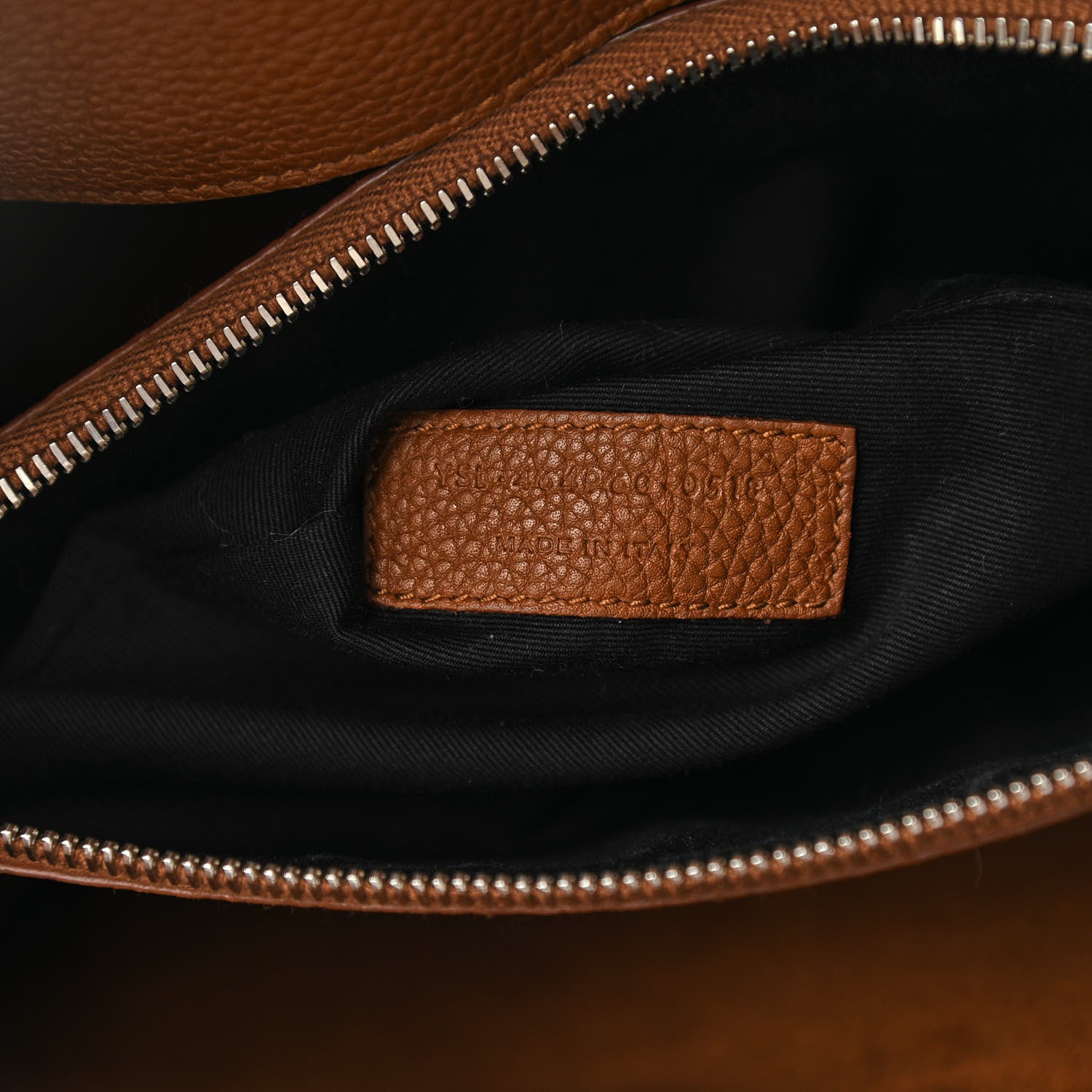 Saint Laurent Grained Calfskin Small Supple Sac De Jour Moka 7 of 10