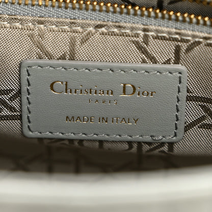 Christian Dior Lambskin Cannage Small My ABCDior Lady Dior Grey 6 of 10