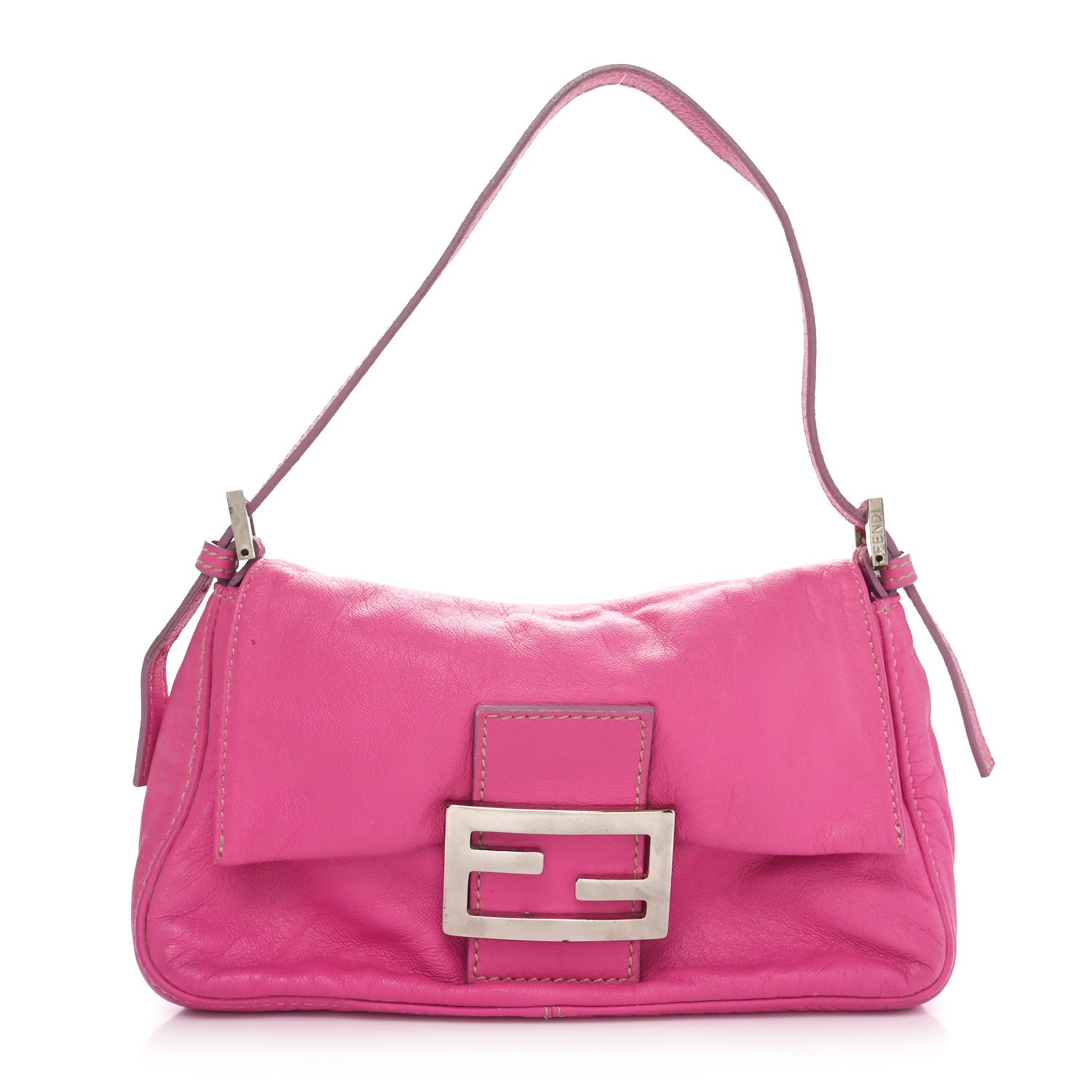 Fendi Vitello Mini Mama Baguette Pink 1 of 10