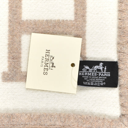 Hermes Wool Cashmere Avalon III Blanket Coco Camomille 3 of 3