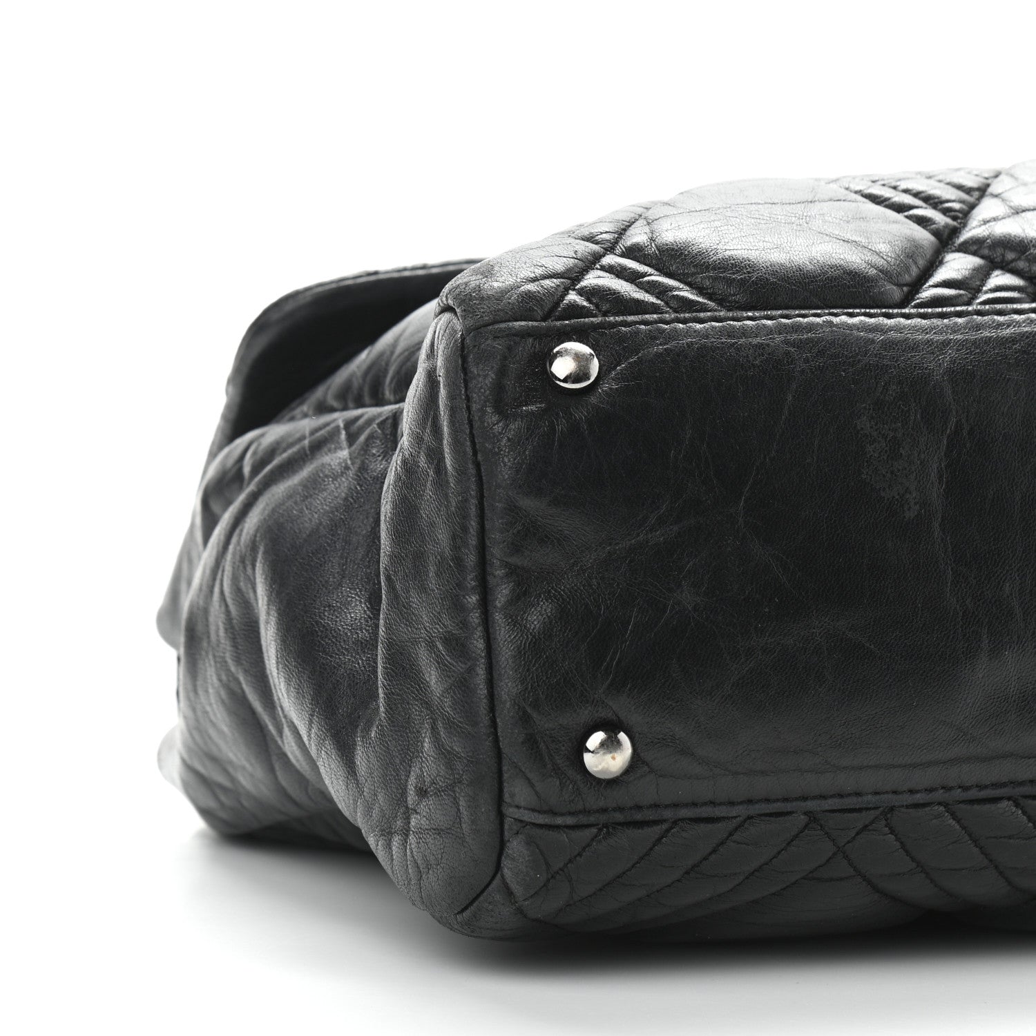 Chanel Lambskin In and Out XL Maxi Flap Black 8 of 11