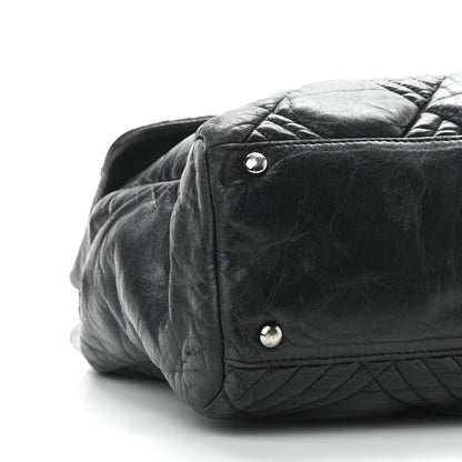 Chanel Lambskin In and Out XL Maxi Flap Black 8 of 11