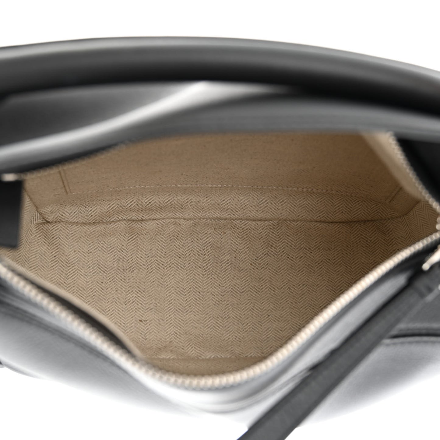 Calfskin Small Puzzle Bag Black