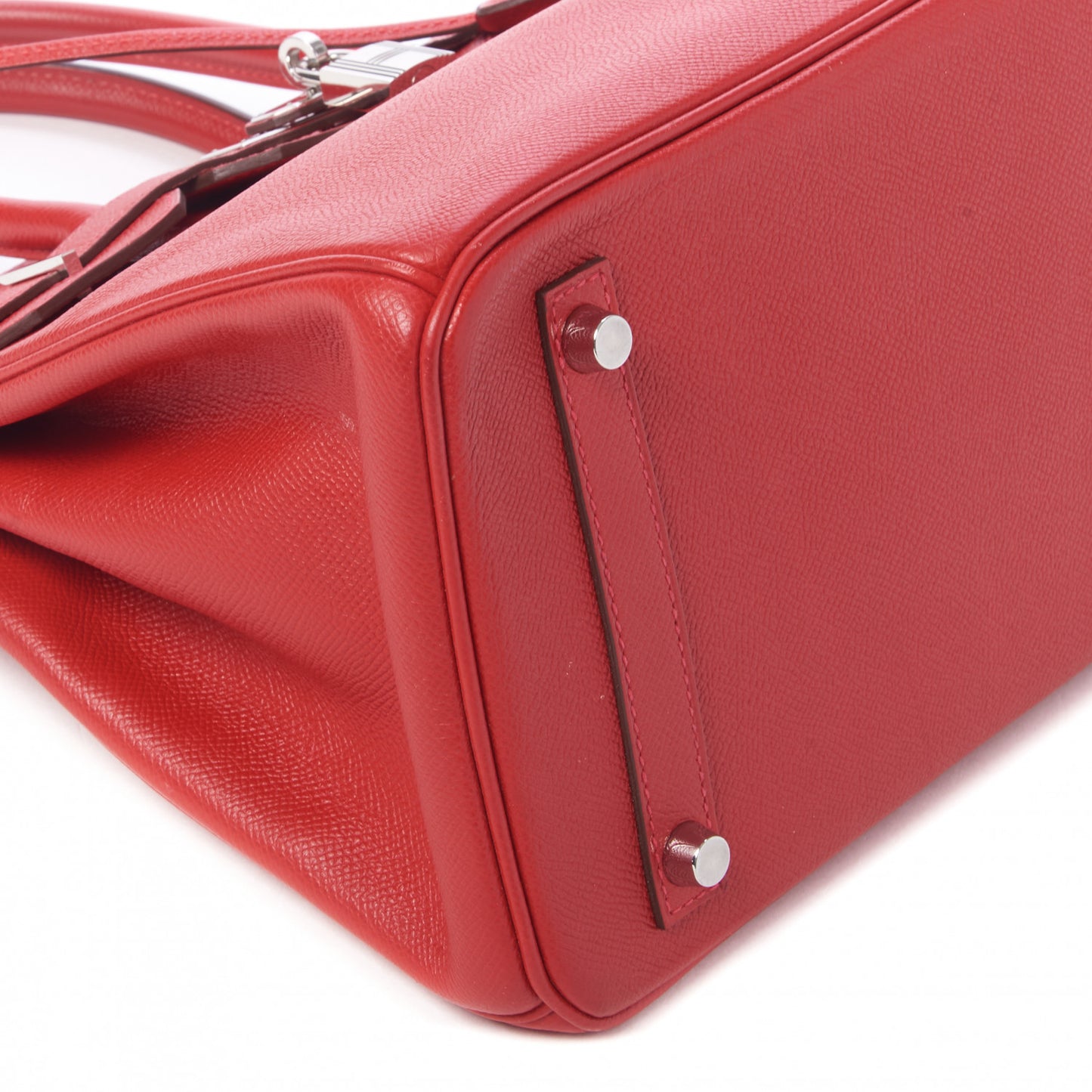 Epsom Birkin 30 Rouge Casaque