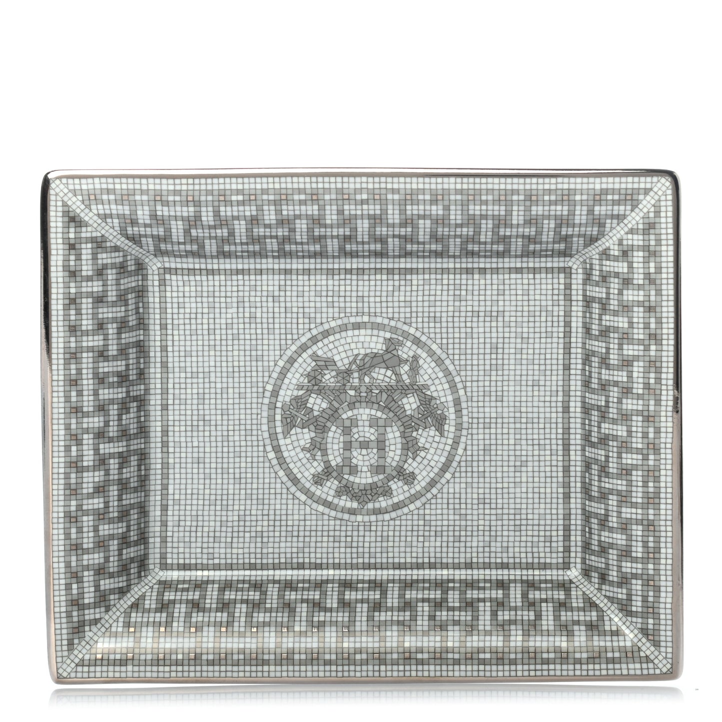 Porcelain Mosaique Au 24 Platine Change Tray
