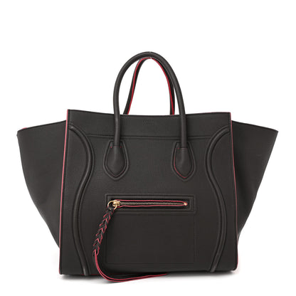 Celine Baby Grained Calfskin Medium Phantom Luggage Dark Taupe 1 of 16
