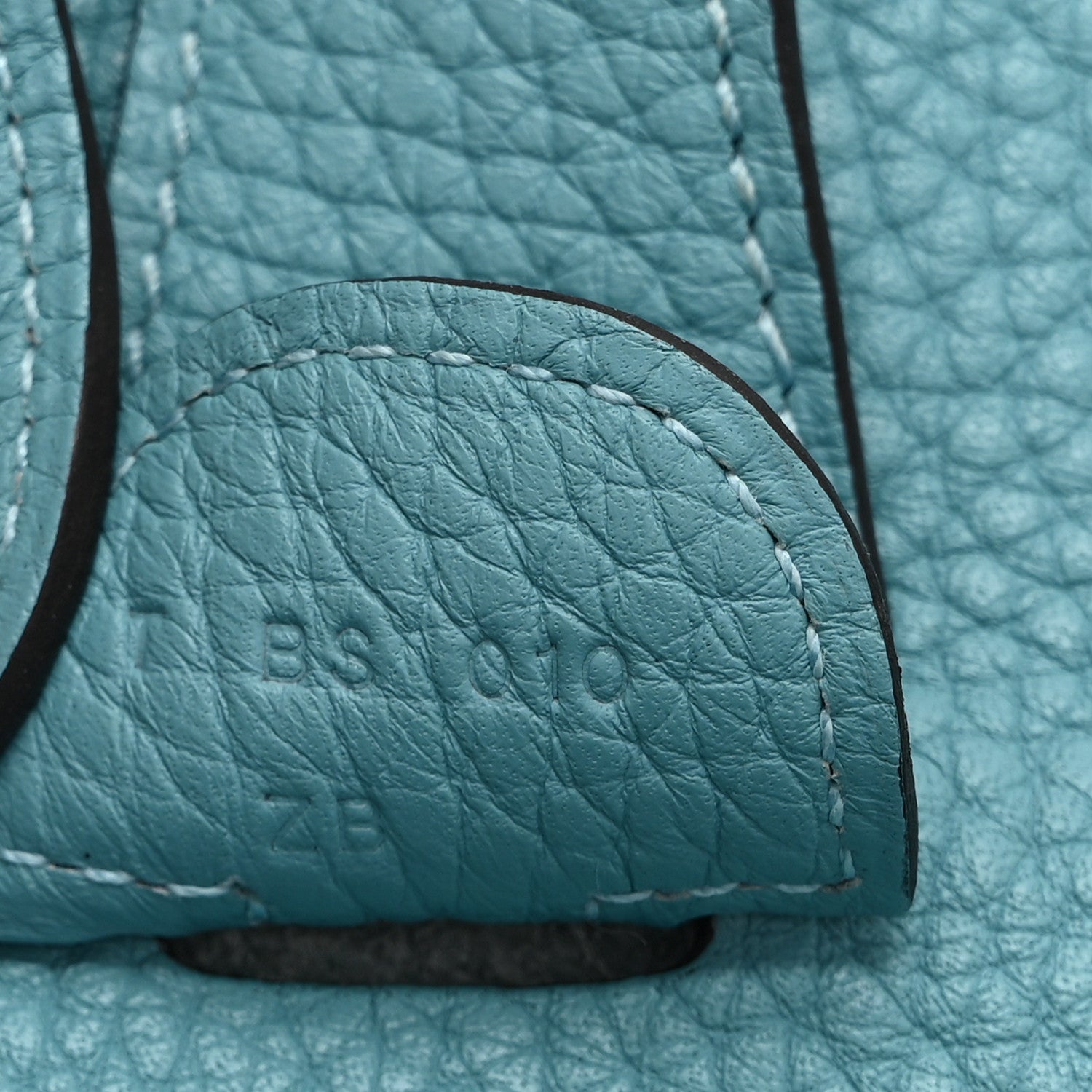 Hermes Taurillon Clemence Amazone Evelyne GM Bleu Saint Cyr Orange Poppy 7 of 11