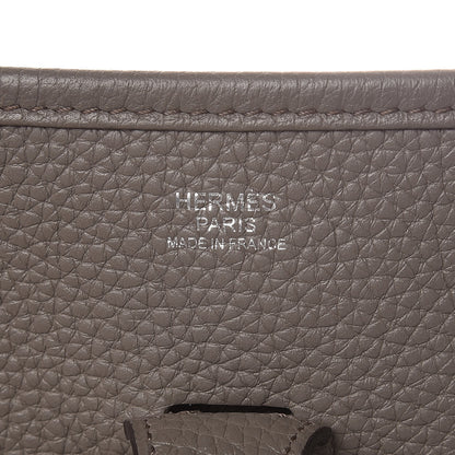 Hermes Taurillon Clemence Evelyne III PM Etain 7 of 13