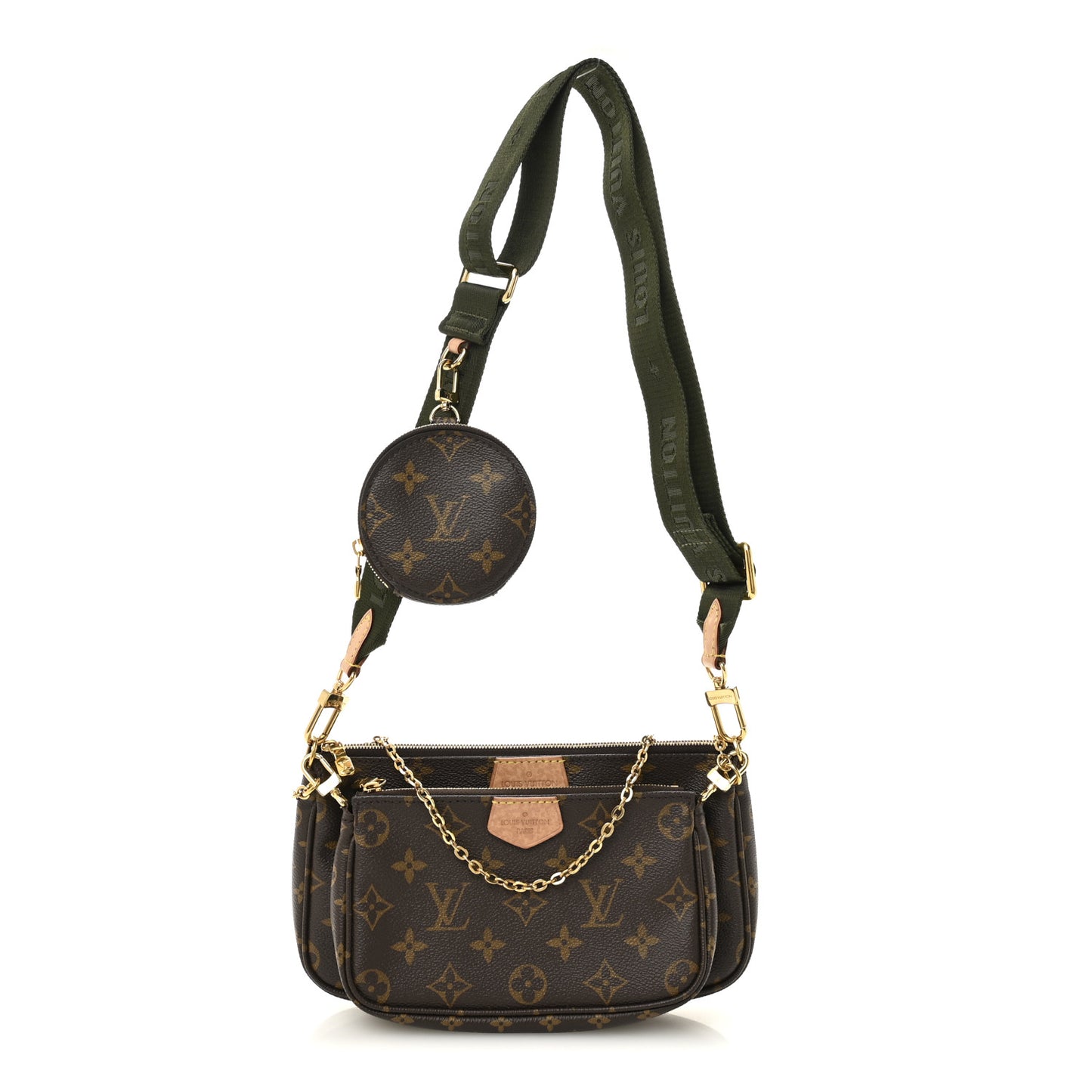 Monogram Multi Pochette Accessories Kaki