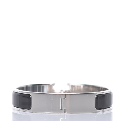 Hermes Enamel Narrow Clic Clac H Bracelet PM Black 3 of 7