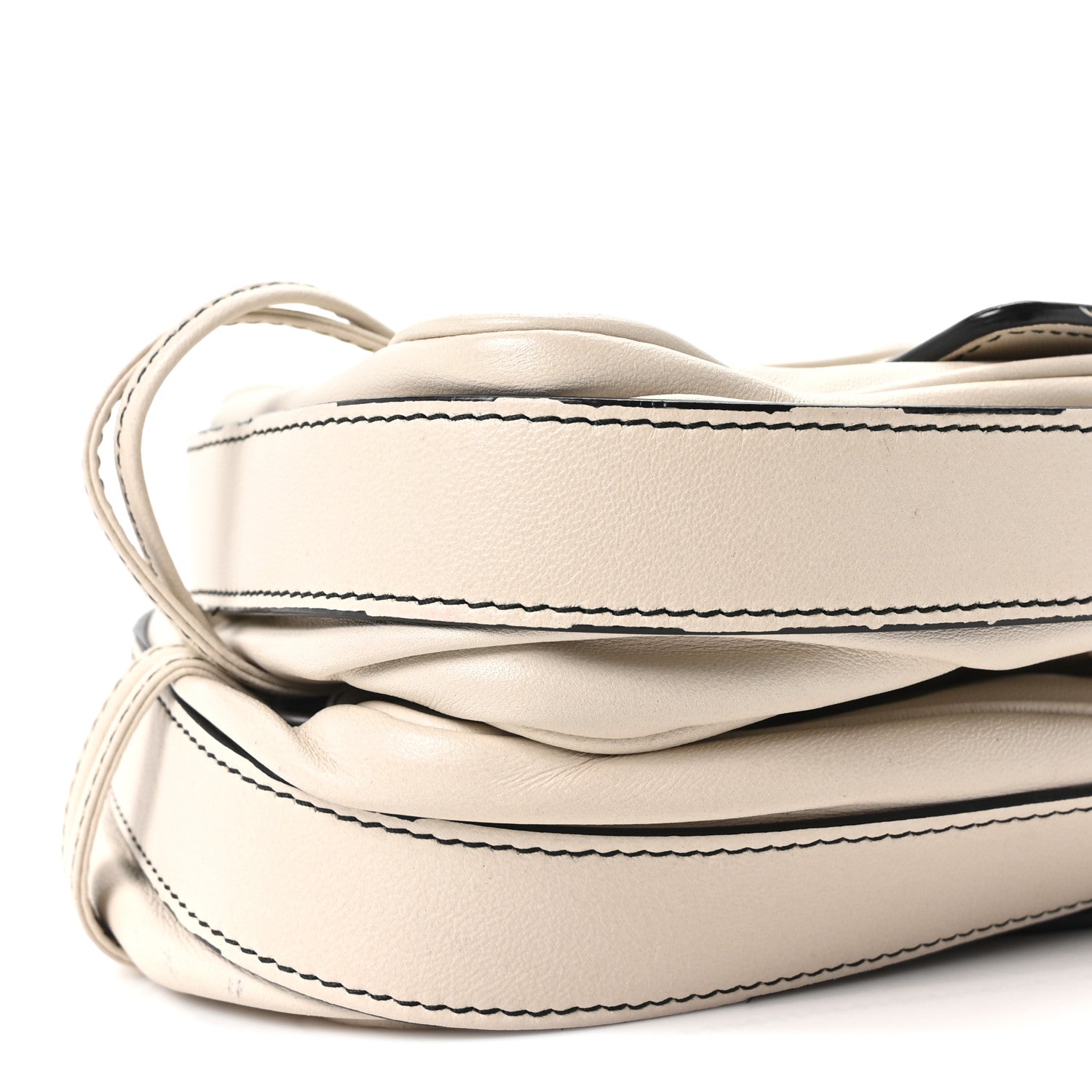 Bottega Veneta Nappa Intrecciato Double Pocket Crossbody Mist Black 10 of 10