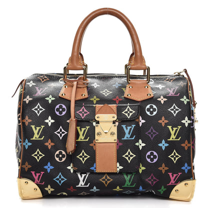 Louis Vuitton Monogram Multicolor Speedy 30 Black 1 of 7