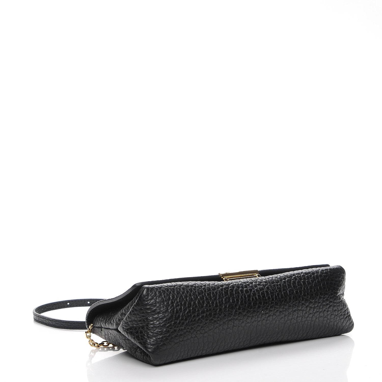 Burberry Signature Grain Medium Mildenhall Crossbody Bag Black 5 of 8