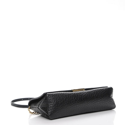 Burberry Signature Grain Medium Mildenhall Crossbody Bag Black 5 of 8
