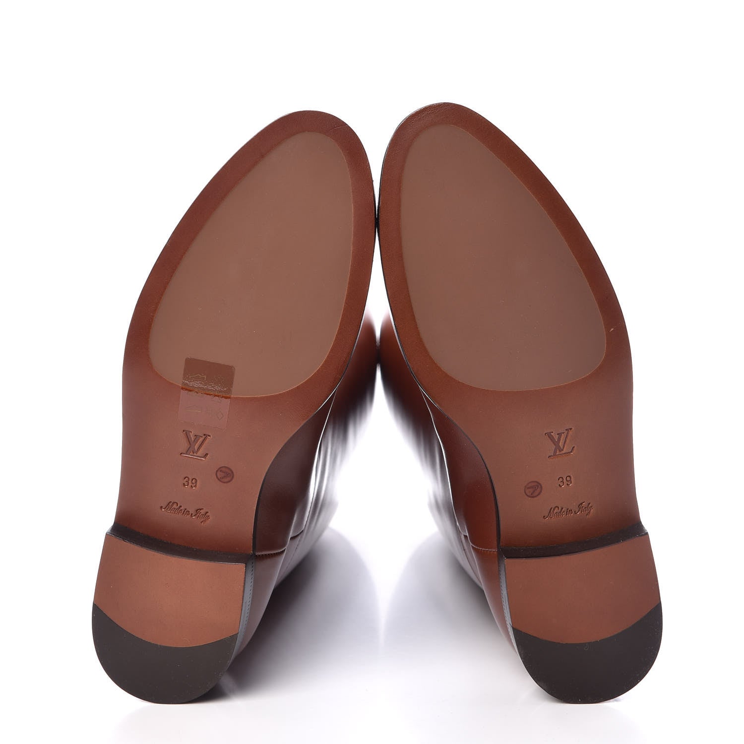 Louis Vuitton Heritage Flat High Boots 39 Brown 5 of 9