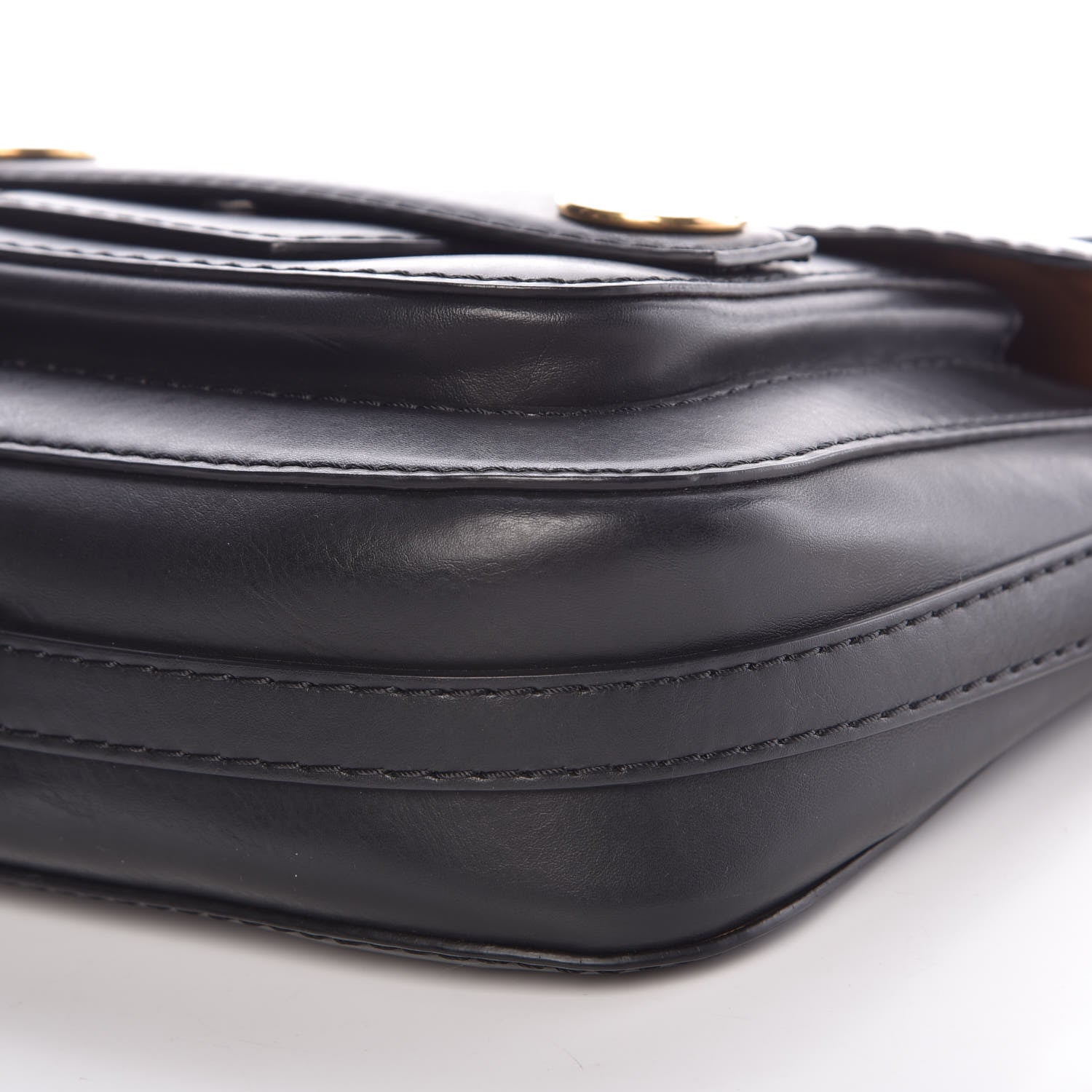 Stella McCartney Eco Alter Nappa Popper Shoulder Bag Black 8 of 12