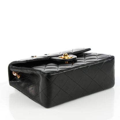 Chanel Lambskin Quilted Mini Square Flap Black 4 of 8