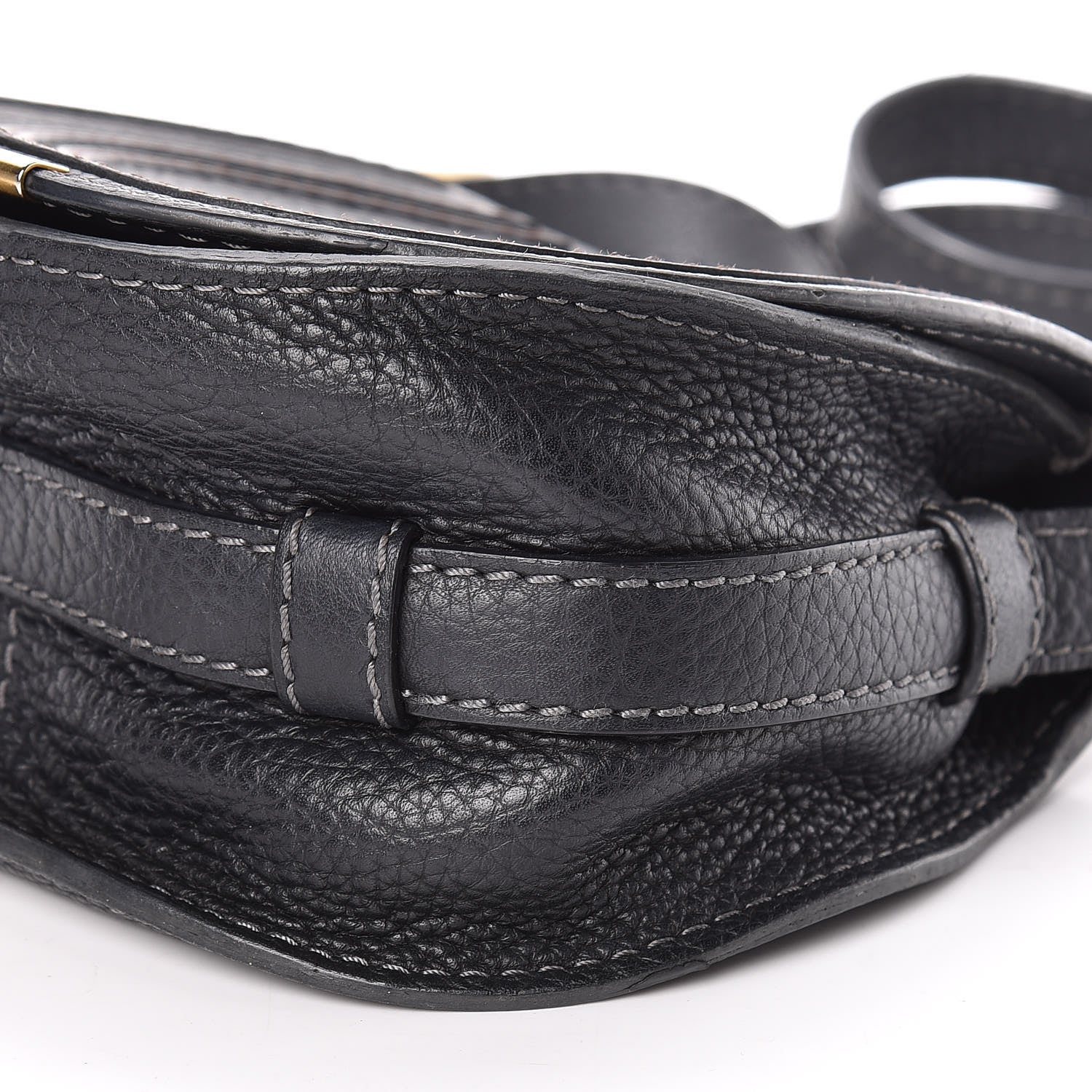 Chloe Calfskin Mini Marcie Round Crossbody Bag Black 14 of 18