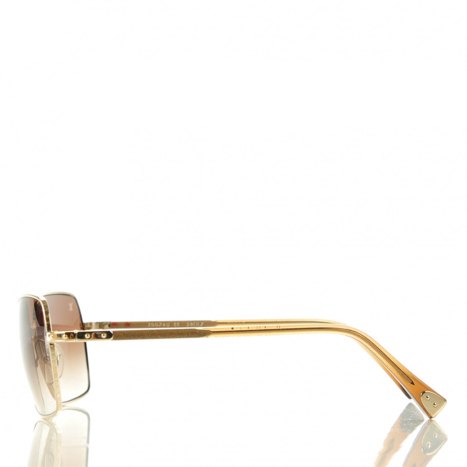 Louis Vuitton Sunglasses Z0074U Brown Glitter 2 of 14