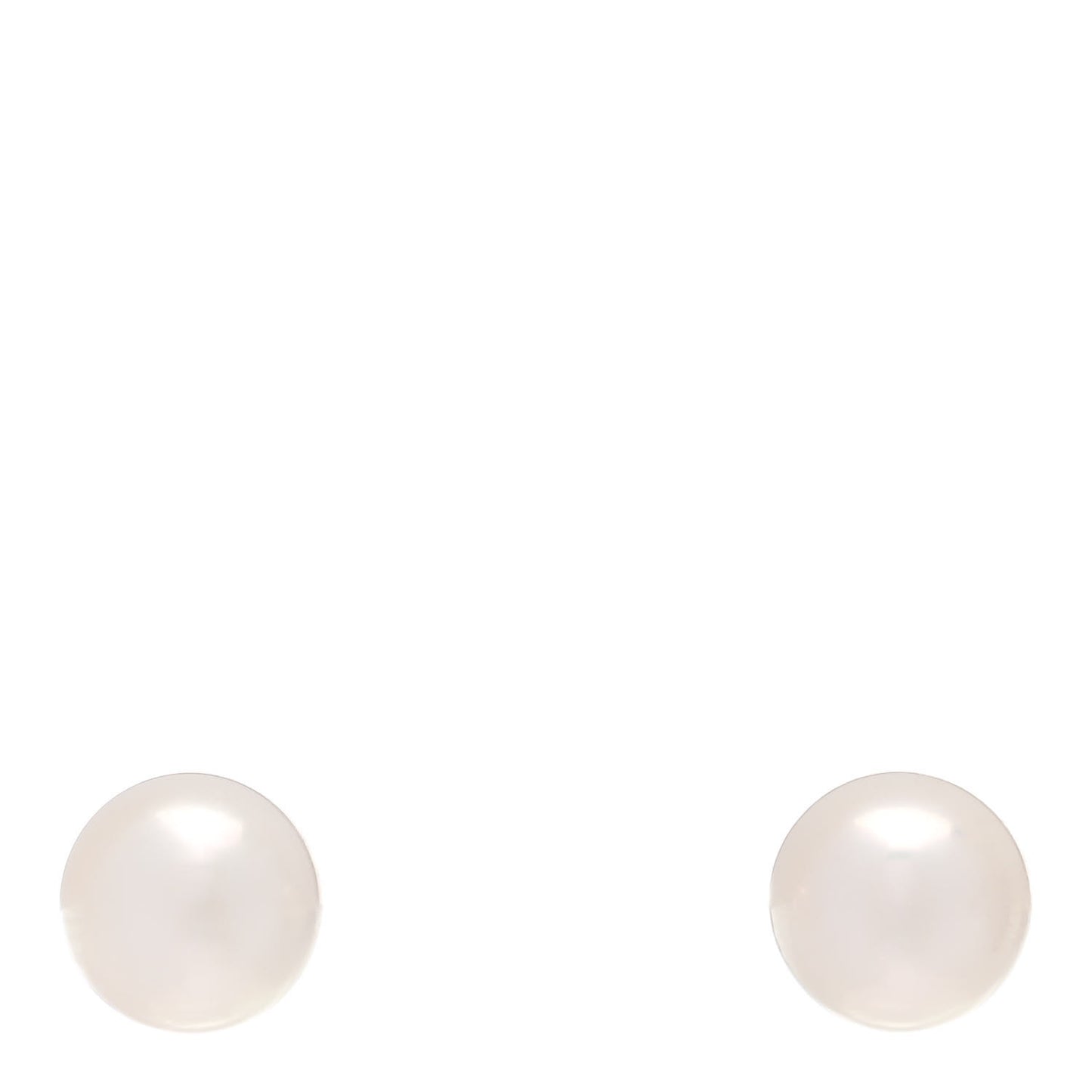 18K White Gold Akoya Pearl 7.5-8mm Earrings