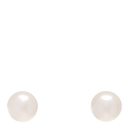 Mikimoto 18K White Gold Akoya Pearl 7.5-8mm Earrings 1 of 5
