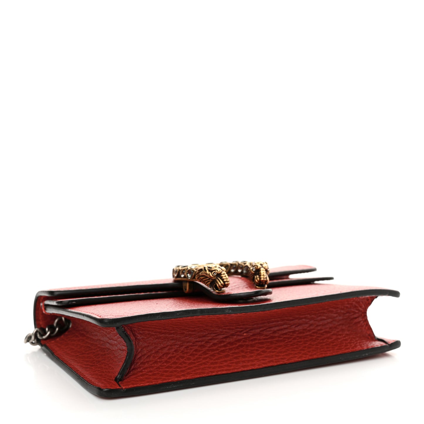Calfskin Super Mini Dionysus Shoulder Bag Hibiscus Red