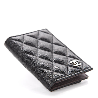Chanel Caviar Quilted Card Holder Wallet Black 3 of 7