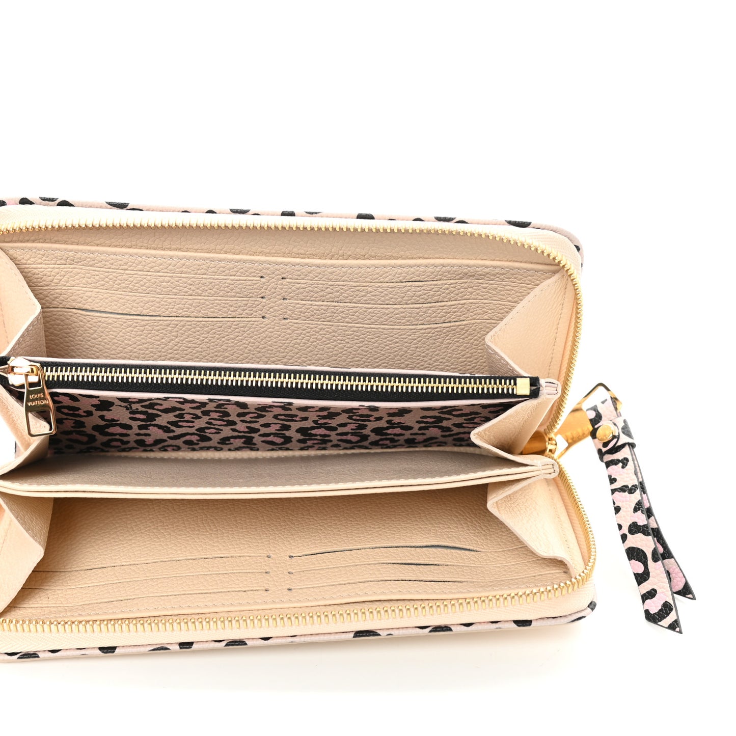 Empreinte Monogram Giant Wild At Heart Zippy Wallet Creme