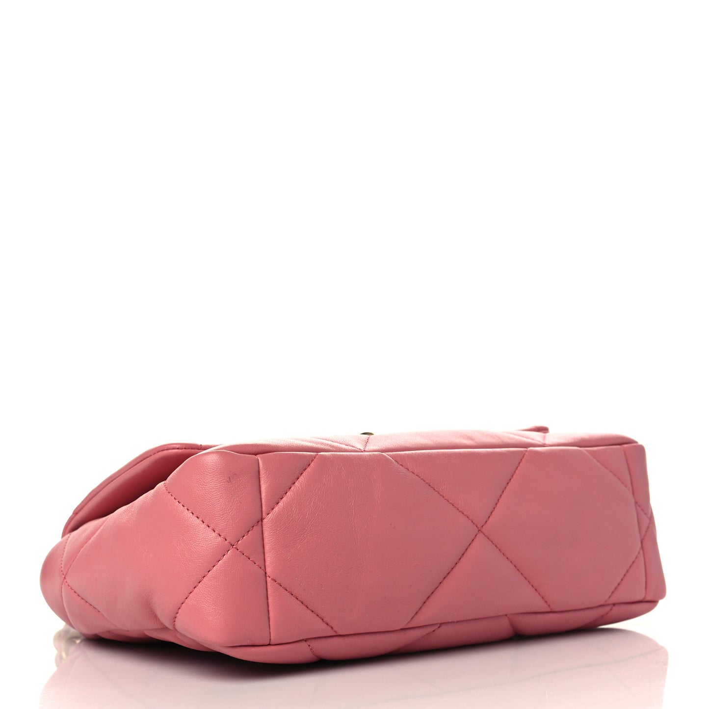 Lambskin Quilted Medium Chanel 19 Flap Pink