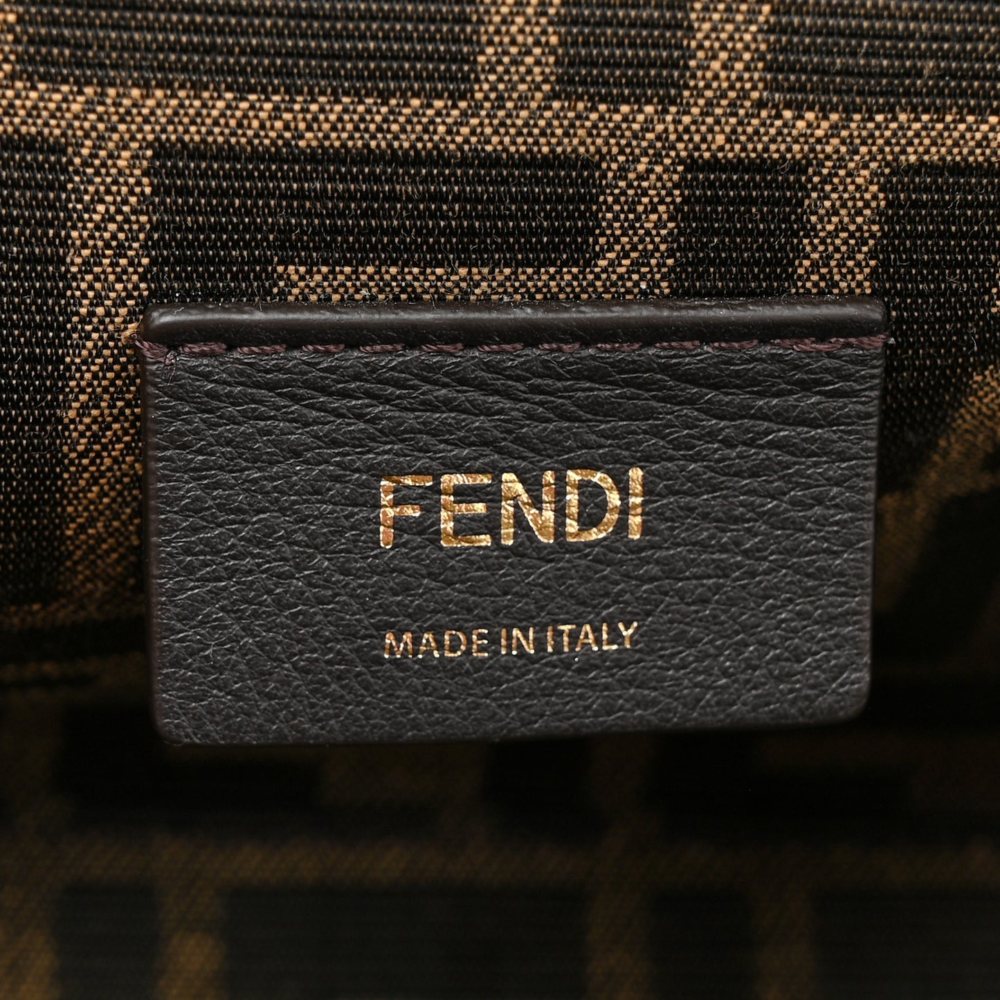 Shiny Nappa Small Fendi First Azzurro Baby