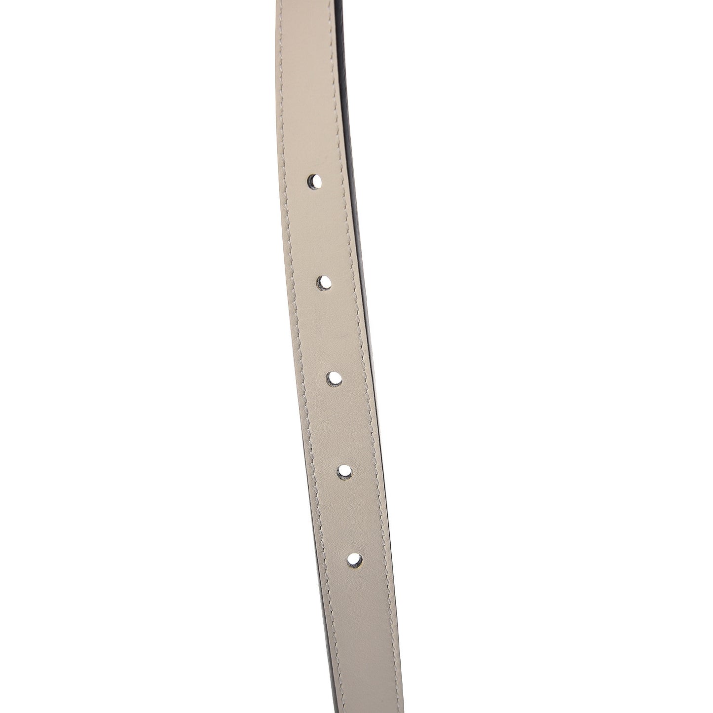 Calfskin Double G 20mm Belt 80 32 Mystic White