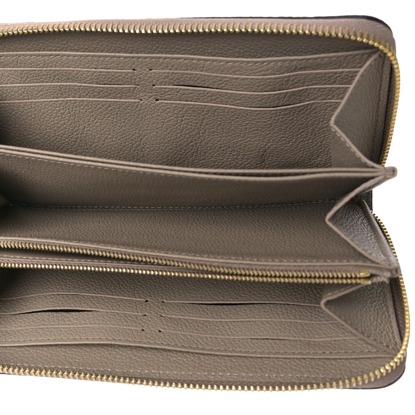 Empreinte Monogram Giant Zippy Wallet Tourterelle Creme