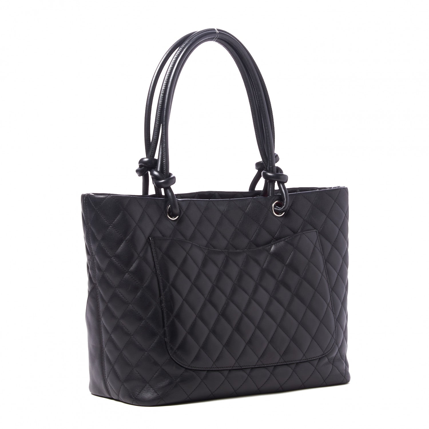 Chanel Calfskin Quilted Large Cambon Tote Black 2 of 8